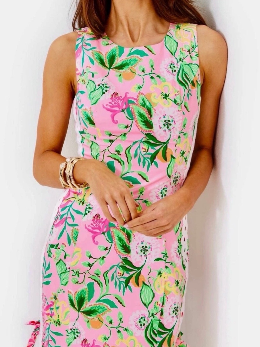 Lilly Pulitzer Mila Stretch Cotton Shift, sz10 NWT